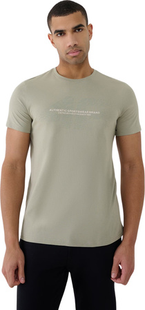 Koszulka męska 4F M2004 oliwkowa 4FWSS25TTSHM2004 44S