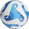 Piłka nożna adidas Tiro League Thermally Bonded biało-niebieska HT2429