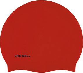 Czepek pływacki silikonowy Crowell Mono Breeze kol.9 czerwony