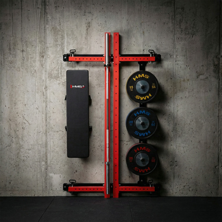 KLT34 WIELOFUNKCYJNA KLATKA TRENINGOWA SKŁADANA RED HMS