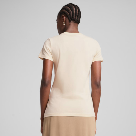 Koszulka damska Puma ESS No.1 Logo Tee beżowa 682371 87