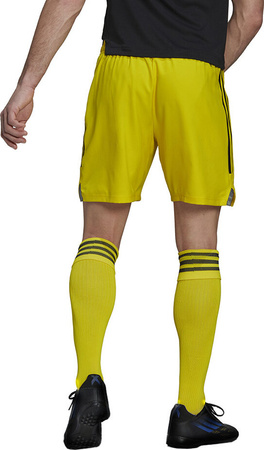 Spodenki treningowe krótkie męskie adidas Condivo 22 Match Day żółto-czarne HA3511