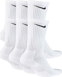 Skarpety Nike Everyday Cush Crew 6 par białe SX7666 100