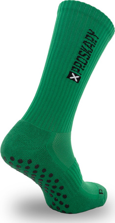 Skarpety treningowe piłkarskie antypoślizgowe Proskary senior zielone