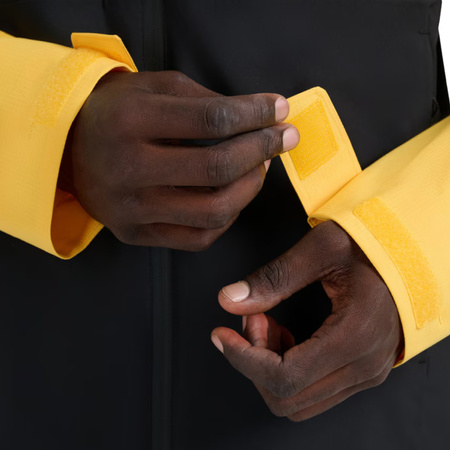 Kurtka trekkingowa męska 4F M1010 żółto-czarna 4FWAW25TTJAM1010 71S