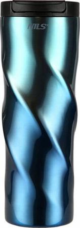 Kubek termiczny turystyczny termos NILS NCB22 niebieski 500ml