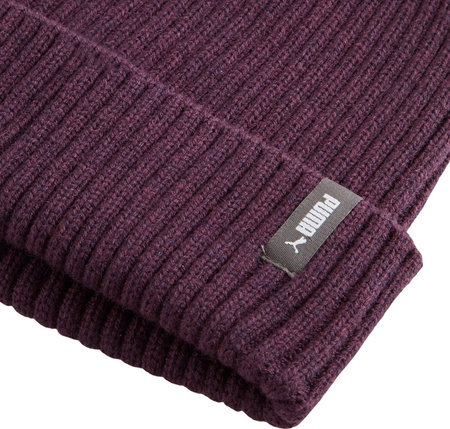 Czapka Puma Classic Cuff Beanie ciemny fiolet 024826 07