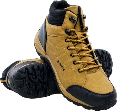 Męskie buty trekkingowe turystyczne górskie Hi-tec Canori Mid beżowe rozmiar 41