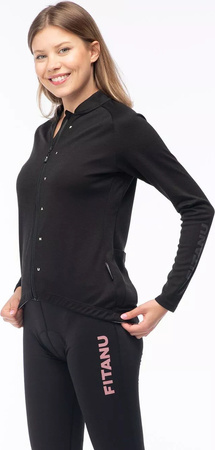 Damska bluza rowerowa kolarska z długim rękawem Fitanu Vialetta W Polartec rozmiar L
