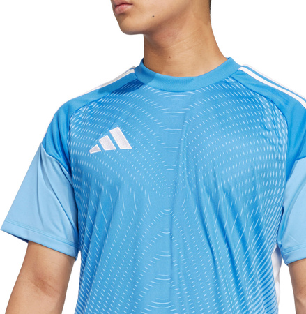Koszulka bramkarska męska adidas Tiro 25 Competition Jersey Short Sleeve niebieska JI9715
