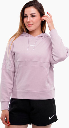Bluza damska Puma Power Colorblock Stardust Hoo fioletowa 848828 73