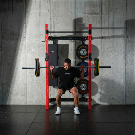 KLT34 WIELOFUNKCYJNA KLATKA TRENINGOWA SKŁADANA RED HMS