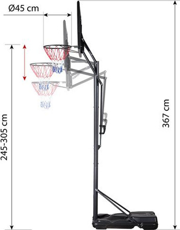 Kosz do koszykówki Nils zdk020