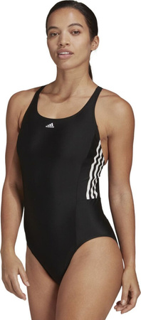 Kostium kąpielowy damski adidas Mid 3-Stripes czarny HA5993