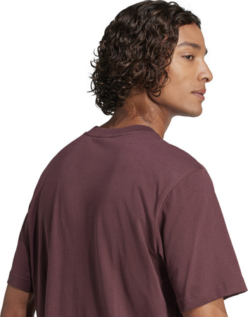 Koszulka męska adidas Essentials Big Logo bordowa JE8939