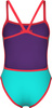 Damski Strój Kąpielowy Women's Arena Solid Rev Swimsuit Challen  dress blues rozmiar 36