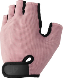 Rękawiczki rowerowe damskie 4F U058 jasny róż 4FSS23AFGLU058 56S