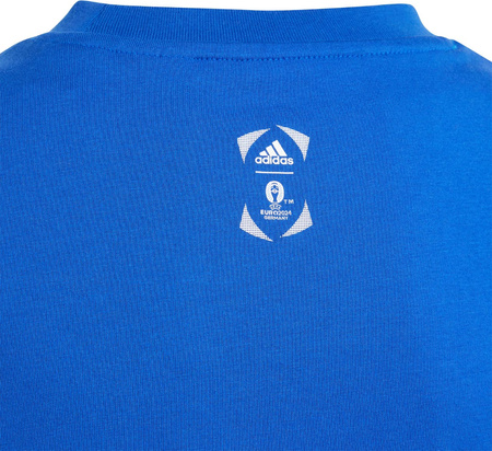 Koszulka dla dzieci adidas Official Emblem niebieska IT9309