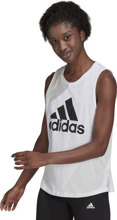 Koszulka damska adidas Essentials Big L biała H10199