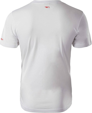 Koszulka t-shirt bawełniana męska Hi-tec Retro biała rozmiar XXL