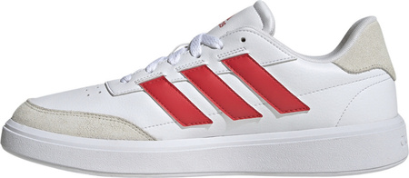 Buty męskie adidas Courtblock biało-czerwone JP5342