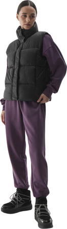 Kamizelka damska 4F F140 czarna 4FWAW24TVJAF140