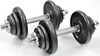 Hantle regulowane żeliwne w walizce do treningu 2x10 kg Profit Hammertone