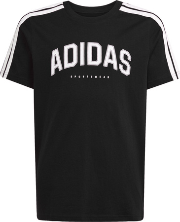 Koszulka dla dzieci adidas Codes Collegiate Graphic Tee czarna JL6139