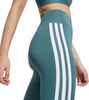 Legginsy damskie adidas Optime Essentials 3-Stripes 7/8 zielone JY2152