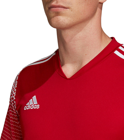 Koszulka męska adidas Regista 20 Jersey czerwono-biała FI4551