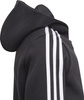 Bluza dla dzieci adidas Essentials 3-Stripes Hoodie czarna GQ8900