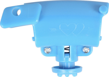 Hula hop z wypustkami i obciążnikiem One Fitness oha01 niebieskie