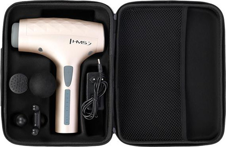 Pistolet do masażu całego ciała HMS PDM3134I złoty