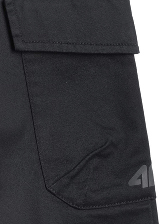 Spodnie męskie 4F CAS M1210 czarne 4FWAW25TTROM1210 20S