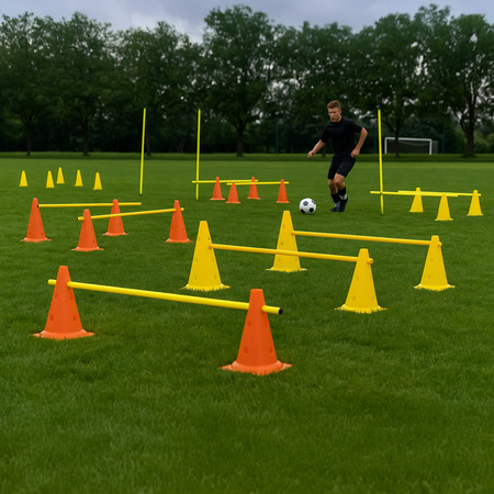 Laska gimnastyczna poprzeczka tyczka SMJ ROD-100Y 100cm