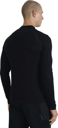 Koszulka męska longsleeve 4F M417 czarna 4FWAW25TFLOM417 20S
