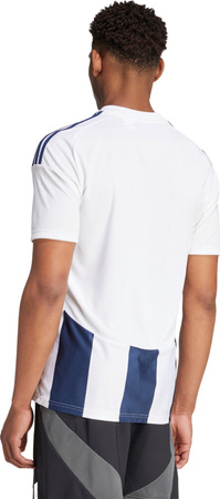 Koszulka męska adidas Striped 24 Jersey biało-niebieska IW4554