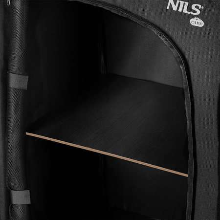 Szafka turystyczna kempingowa Nils Camp NC3031 składana czarna 67x43x34cm