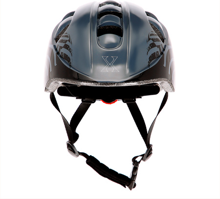 Kask dziecięcy rowerowy na rolki deskorolkę Nils Extreme MTW08 czarny rozmiar XS 48-55cm