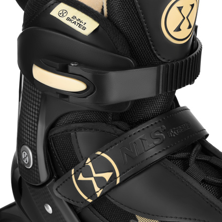 Łyżworolki 2w1 łyżwy rolki Enzo z wymienną płozą hokejową Nils Extreme NH382 rozmiar 40-43