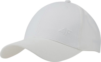 Czapka z daszkiem 4F U367 złamana biel 4FWSS25ACABU367 11S