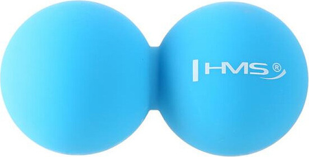 Piłka do masażu HMS blc02 blue lacrosse podwójna