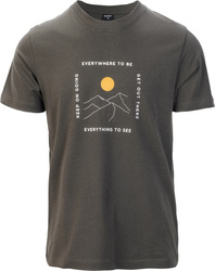 Męska Koszulka Z Krótkim Rękawem Nole  sleet/black rozmiar L