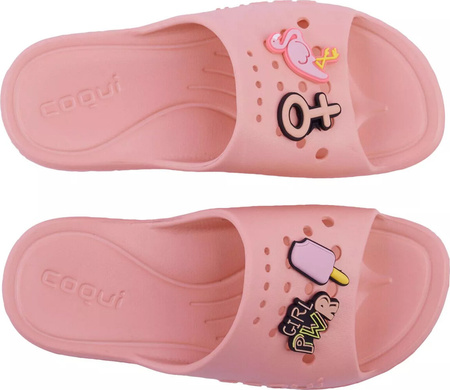 Dziecięce klapki plażowe basenowe Coqui Long rozmiar 28/29