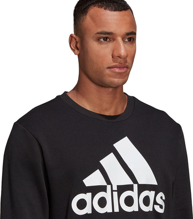Bluza męska adidas Essentials Sweatshirt czarna GK9076