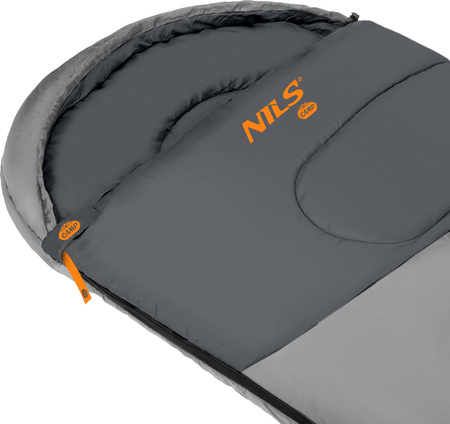 NC2008 ANTRACYT-POMARAŃCZ ŚPIWÓR ROZM. L NILS CAMP