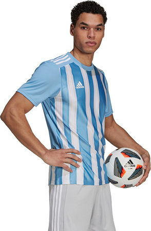 Koszulka męska adidas Striped 21 Jersey niebiesko-biała GN5845