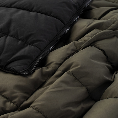 Męska kamizelka pikowana dwustronna Magnum Recto czarno-oliwkowa rozmiar XXL