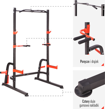Stojak wielofunkcyjny HMS PWS08 2 części