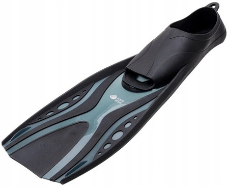 Płetwy kaloszowe do nurkowania i snorkelingu Aquawave Raya czarne rozmiar 40-41